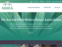 Tablet Screenshot of nmretailassociation.com